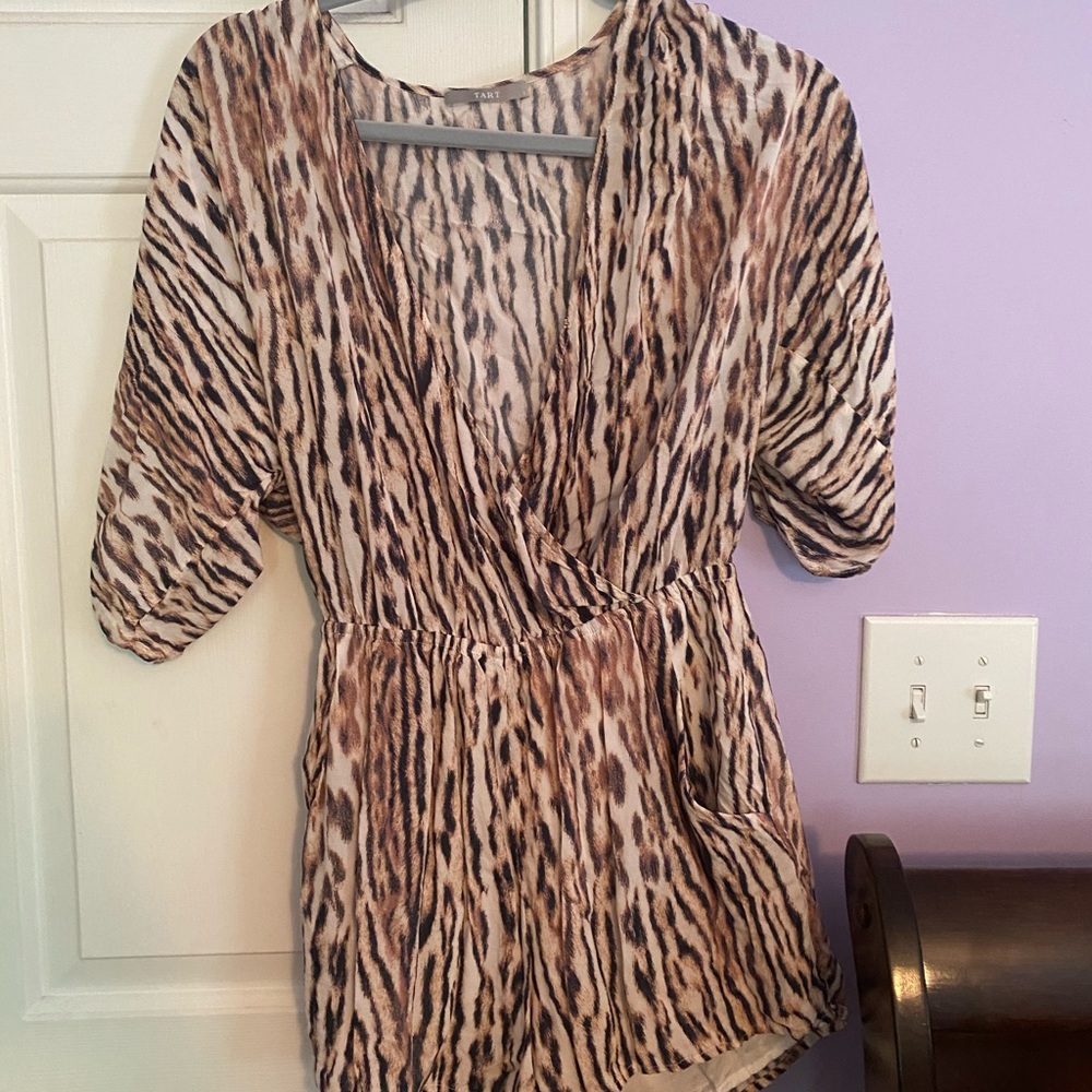 Cheetah romper